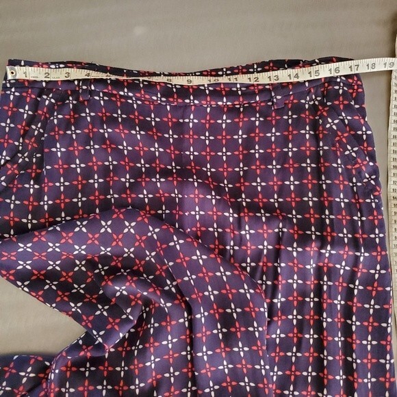 Anthropologie Cartonnier Wide Leg Star Flower Print Palazzo Pants 14 NWT - Picture 7 of 12